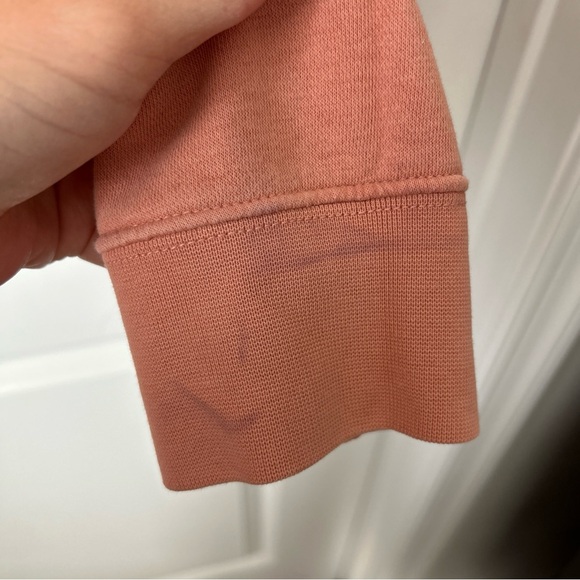 Nike Crewneck Sweater Women’s Size Large Coral Pink Orange Color - Picture 4 of 8